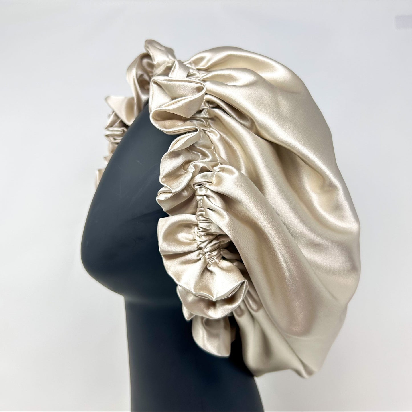 Sweet Dreams Silk Ruffle Bonnet