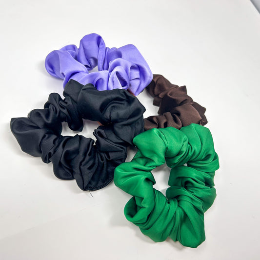 Silk Hair Scrunchies – Gentle, Secure, and Stylish