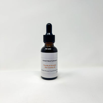 Black dropper bottle with a white label on a light gray background