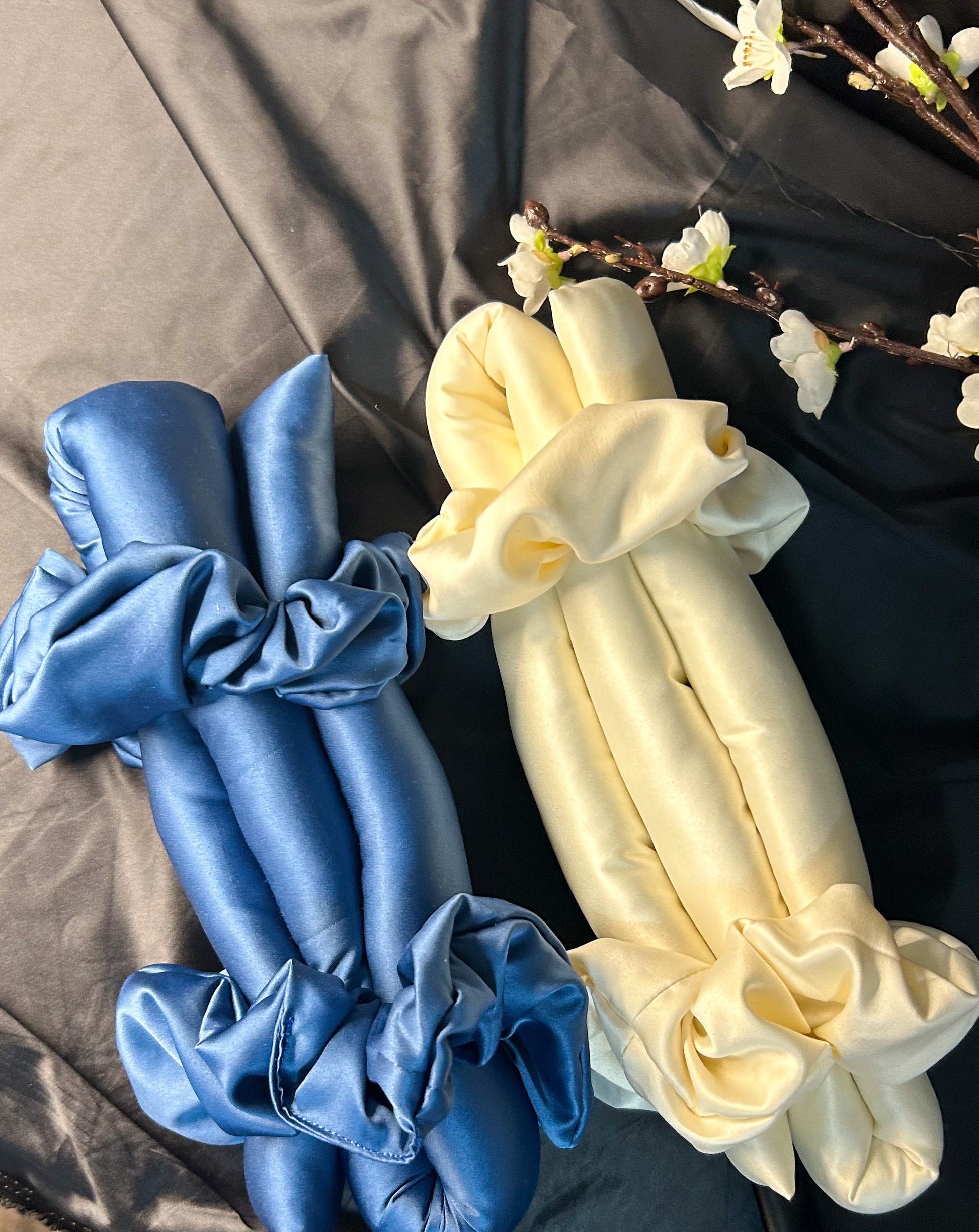 Curling Ribbon Hair Wrap Overnight Curls Heatless Silk Satin