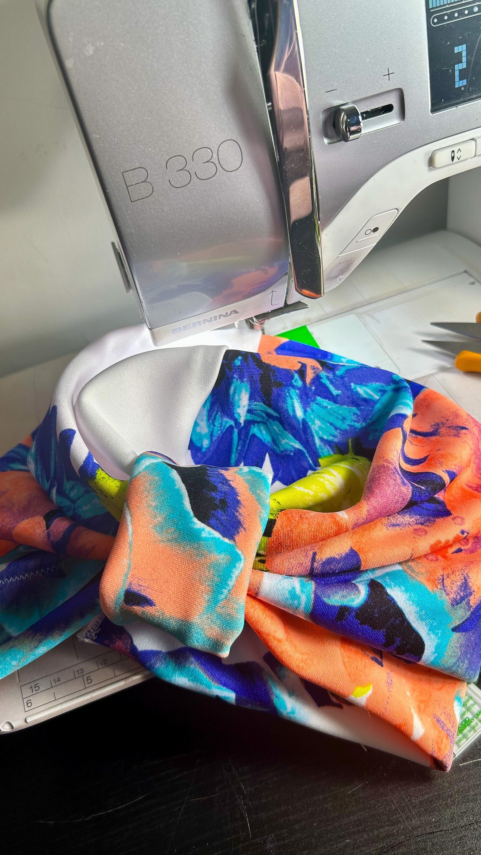 Dressy Multicolor Floral Print Turban Hat for chemo ,Woman's Instant Head scarf for Alopecia or Hair loss