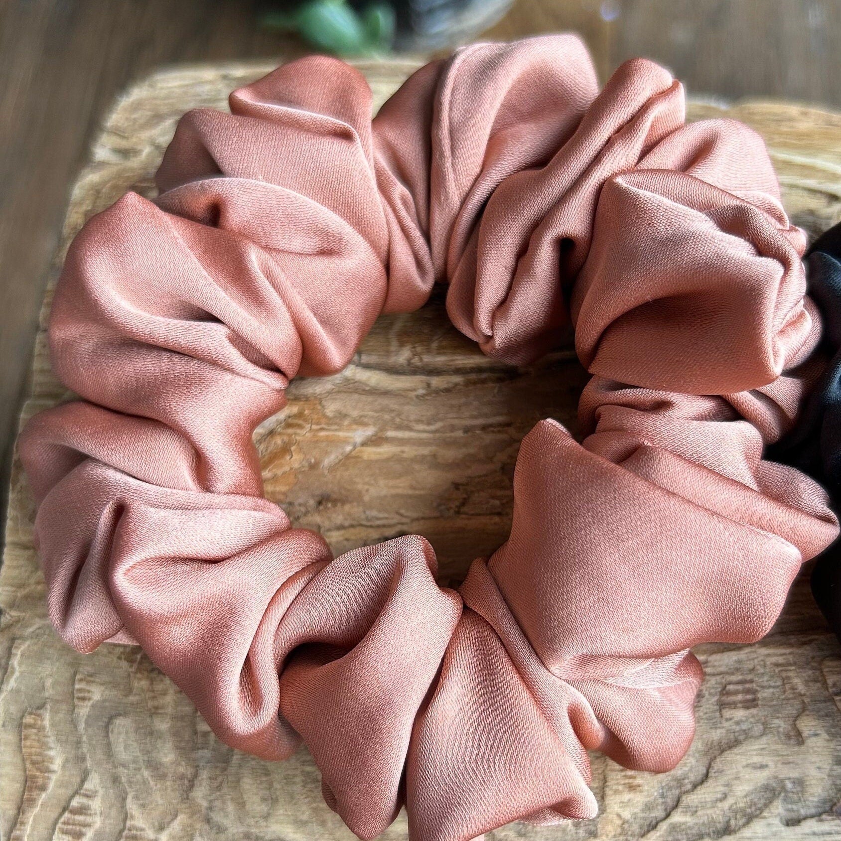 Thick Hair Scrunchies – Soft Scrunchies for thick and voluminous hair Scrunchy, Big Solid Colours 90’s fashion Hair ties, Customizable